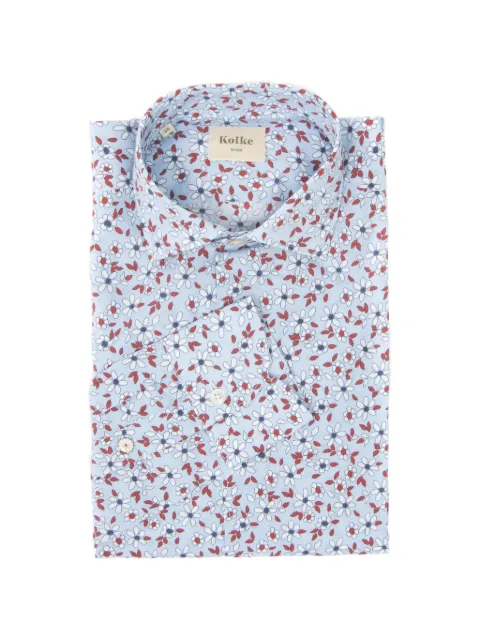Koike Barcelona floral-print shirt Blue 3221V0910188