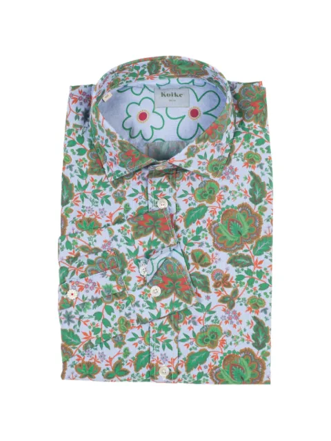 Koike Barcelona floral-print shirt Blue 3001V0790125