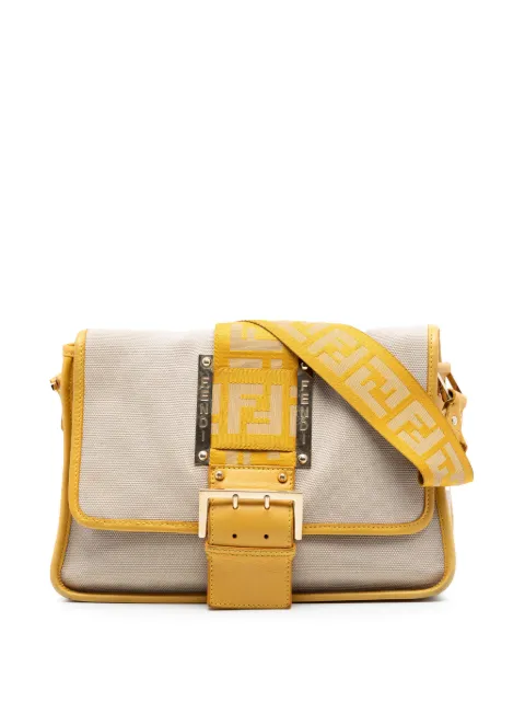 Fendi Pre-Owned 2000-2010 Canvas Borsa Tape shoulder bag Yellow NXPOWJE14MJXUZC0