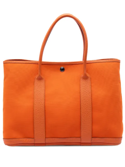 Hermès Pre-Owned 2012 Toile and Negonda Garden Party 36 tote bag Orange 4QQABATFQY9V7HHG
