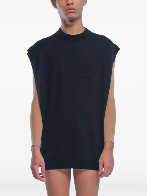 ROT The Mantle button-fastening vest Black 12811
