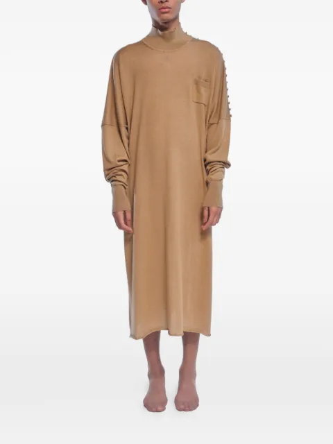 ROT Bipolar button-side dress Neutrals 12214