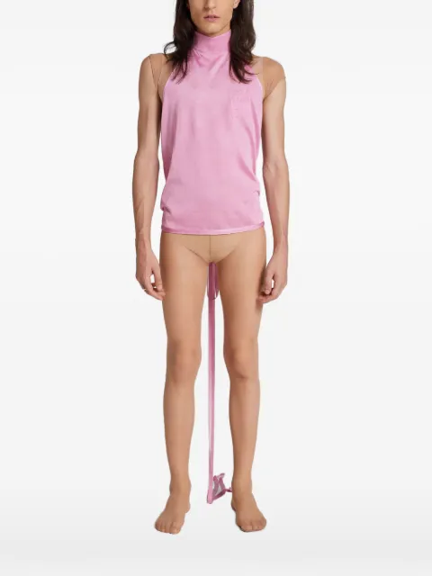 ROT The Halter silk top Pink S74