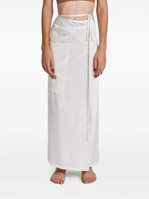 ROT The Pareo silk skirt Neutrals S52