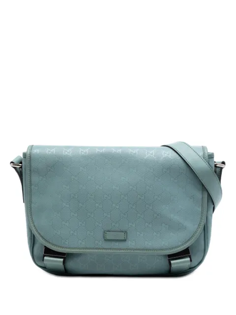 Gucci Pre-Owned 2016-2026 GG Imprime crossbody bag Blue 2KVL0X02D51VLI94