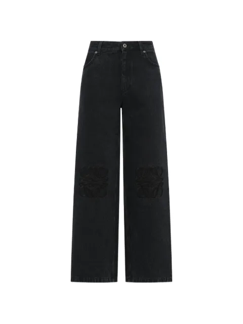 LOEWE Anagram baggy jeans Black S359Y11XDR
