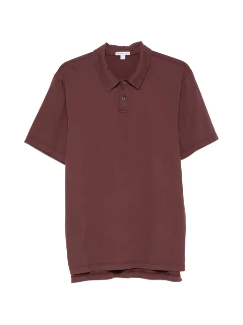 James Perse short-sleeve polo shirt Purple MSX3337