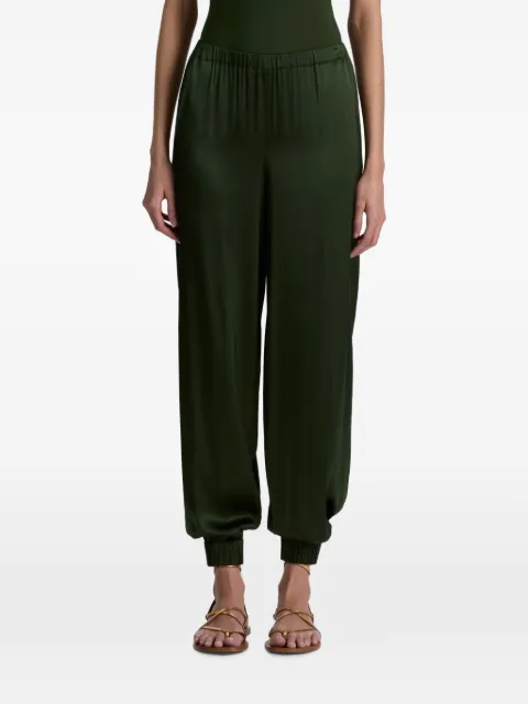 alice + olivia Declan elasticated trousers Green CC606A08117