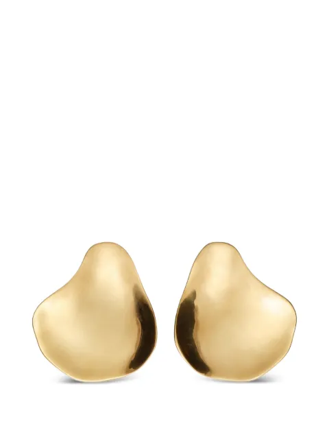 Magda Butrym hammered earrings Gold 497726