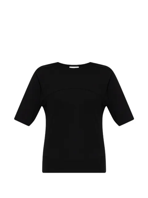 Jil Sander back-slit top Black J02NF0019J20388