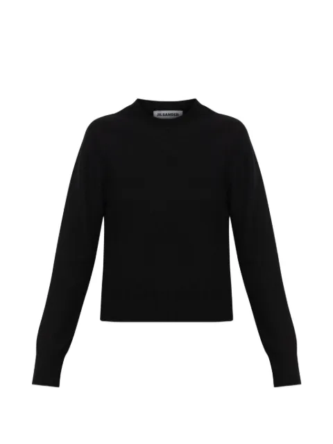 Jil Sander ribbed-trim sweater Black J02GP0295J14603