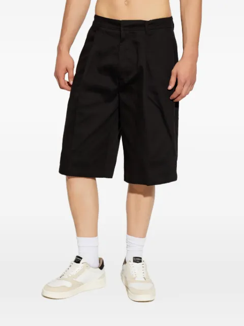 AllSaints Castro pleated shorts Black M038TE