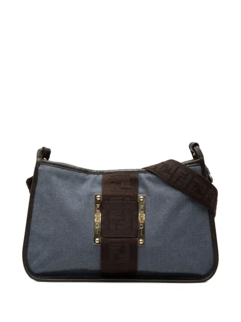 Fendi Pre-Owned 2000-2010 Denim Pochette crossbody bag Blue U7XWOV5C8B1CNAUB