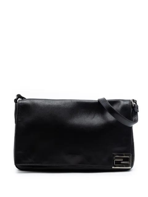 Fendi Pre-Owned 20th Century Calfskin FF shoulder bag Black VJ8QZJMTDBZWU5NQ