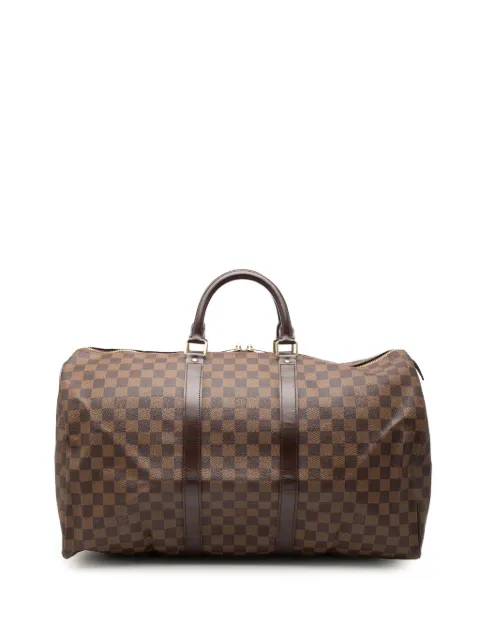 Louis Vuitton Pre-Owned 2007 Damier Ebene Keepall 50 travel bag Brown C0PAMAEGGWEDM9HX