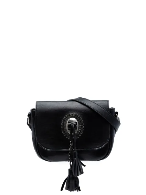 Saint Laurent Pre-Owned 2016 Calfskin Kim Tassel crossbody bag Black TQU2KMD8LP5LDY2J