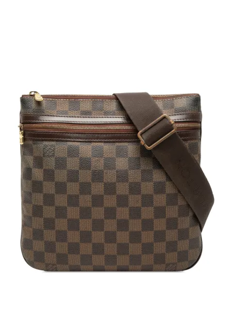 Louis Vuitton Pre-Owned 2008 Damier Ebene Bosphore Pochette crossbody bag Brown 89XILL7PRQP8C45S