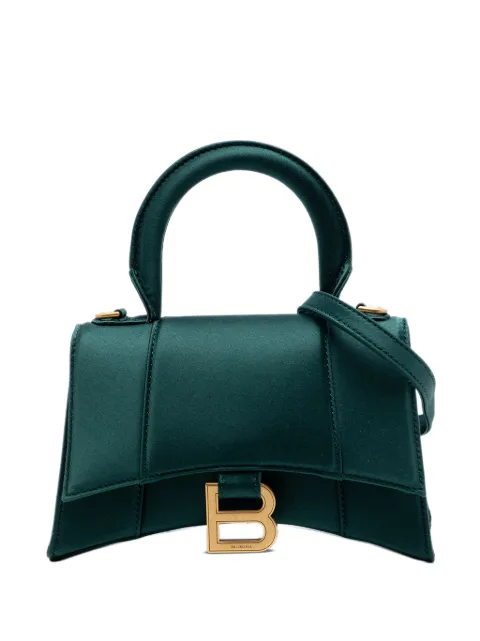 Balenciaga Pre-Owned 2011 Satin Hourglass Top Handle Bag XS satchel Green 9HDYI7K6VO4WJKIT
