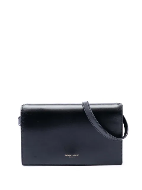Saint Laurent Pre-Owned 2023 Leather crossbody bag Black QIA8DS6J9KVX8UYG