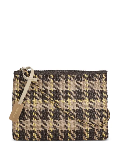 VIPERA Salimt Madras clutch bag Brown SALIMT