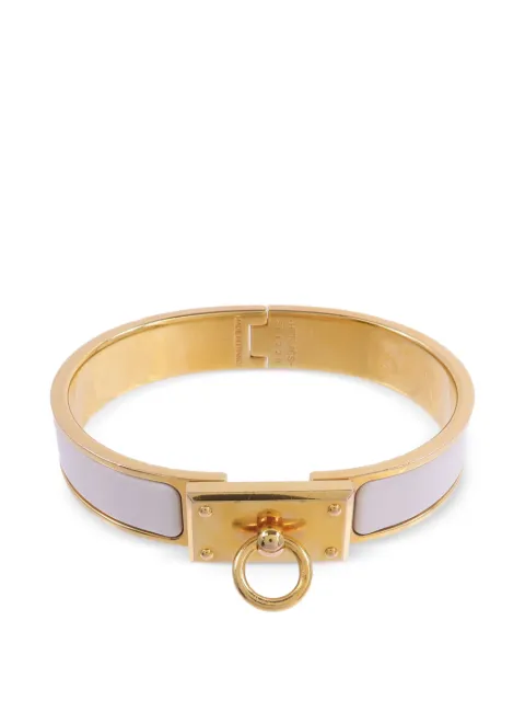 Hermès Pre-Owned Clic Anneau enamel bracelet Gold CLICANNEAUBRACELET
