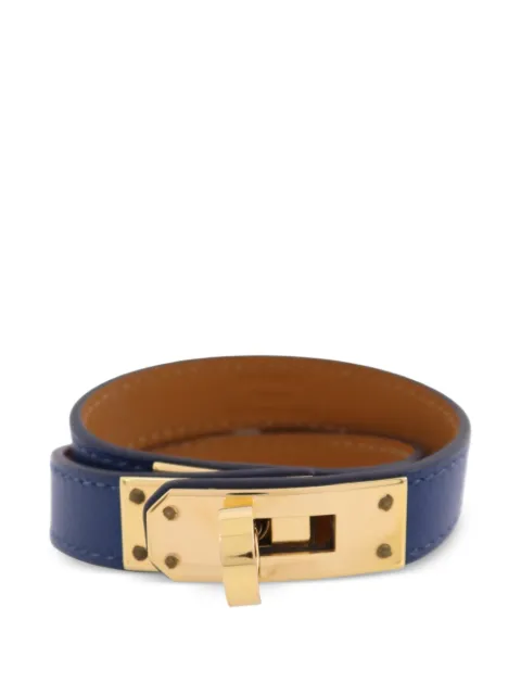 Hermès Pre-Owned 2019 Kelly Double T1 bracelet Gold DBLUET1
