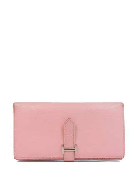Hermès Pre-Owned Bearn leather wallet Pink RPINK