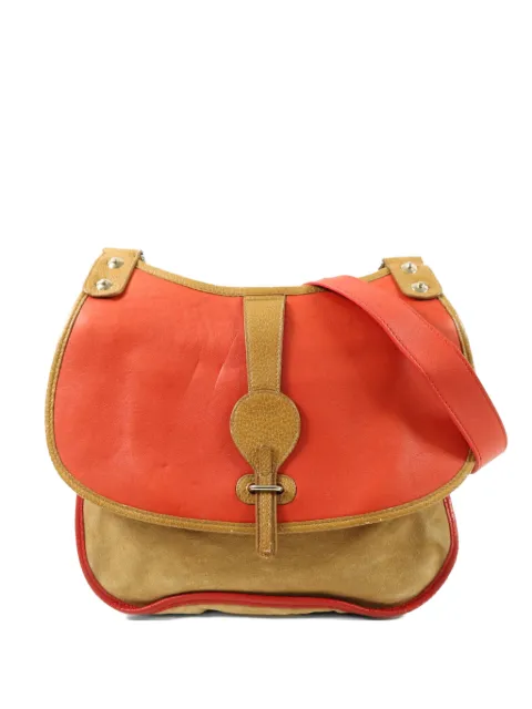Balenciaga Pre-Owned suede leather shoulder bag Orange SHOULDERBAG
