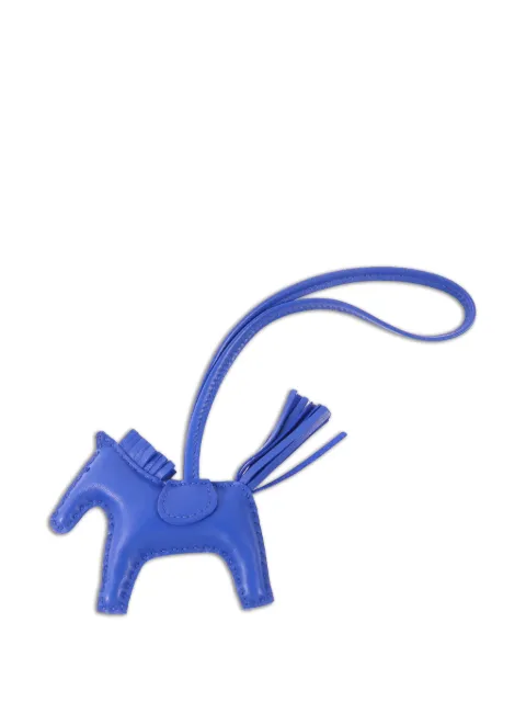 Hermès Pre-Owned Rodeo PM horse bag charm Blue UBLUE