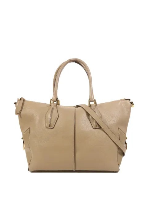 Tod's Vintage leather tote bag Neutrals 2WAYBAG
