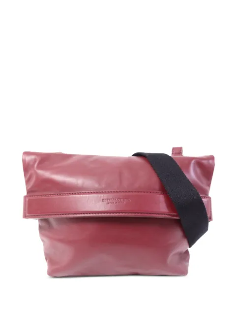 Bottega Veneta Pre-Owned Marco Poio leather messenger bag Red MARCOPOIOMESSENGERBAG