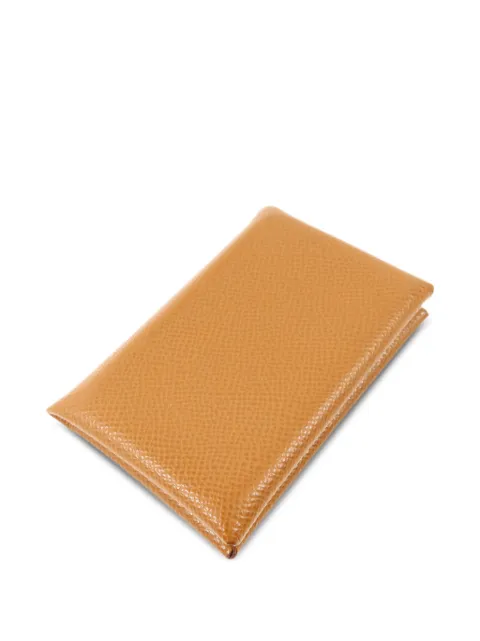 Hermès Pre-Owned Calvi Epsom wallet Neutrals U37