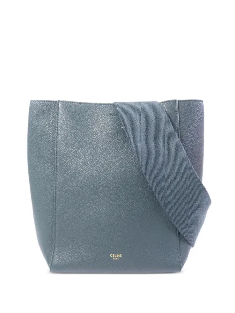 Celine Pre-Owned small Sangle bucket bag Green 189303AH431AN