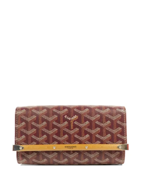 Goyard Pre-Owned Monte Carlo long wallet Red MONTE2MINTY