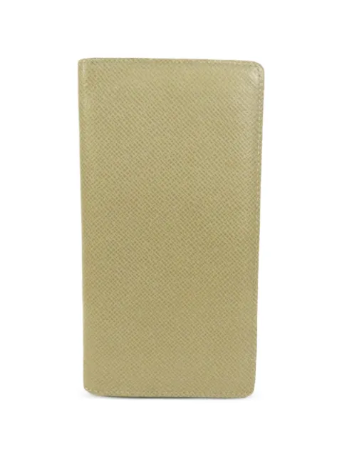 Louis Vuitton Pre-Owned bi-fold long calfskin wallet Grey M33401