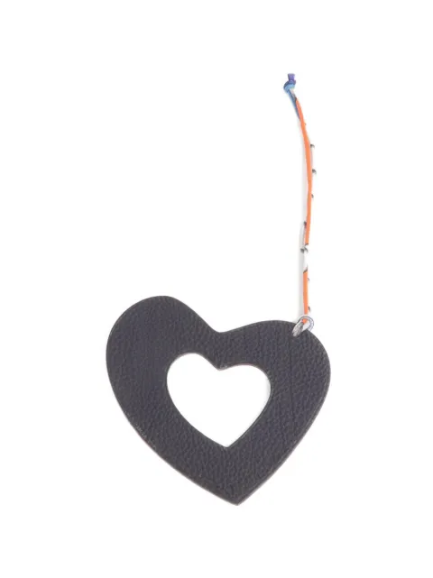 Hermès Pre-Owned Petit H heart charm Black PETITHCHARM