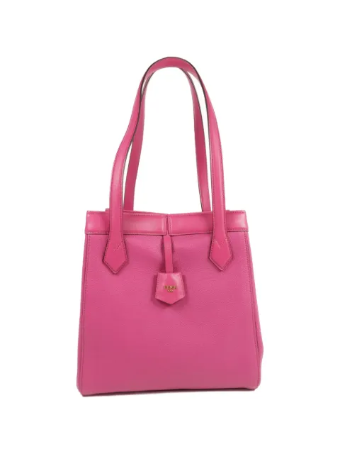 Fendi Pre-Owned medium Origami leather shoulder bag Pink 8BH414APZA