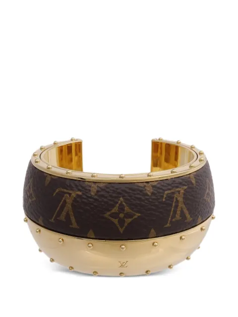 Louis Vuitton Pre-Owned Wild LV cuff Gold M64679