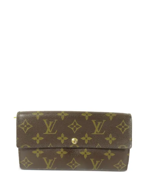Louis Vuitton Pre-Owned Sarah monogram wallet Brown M61734