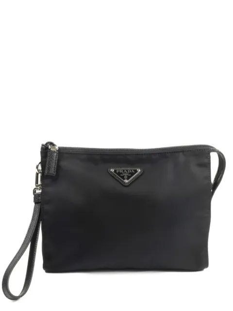 Prada Pre-Owned black clutch bag Black 2NE789