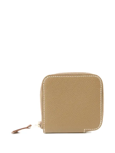Hermès Pre-Owned 2022 zip coin purse Neutrals U