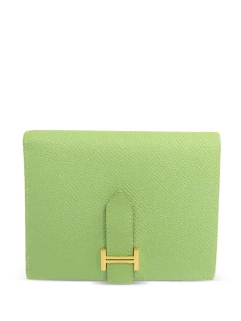 Hermès Pre-Owned 2020 Bearn Epsom leather wallet Green Y3I