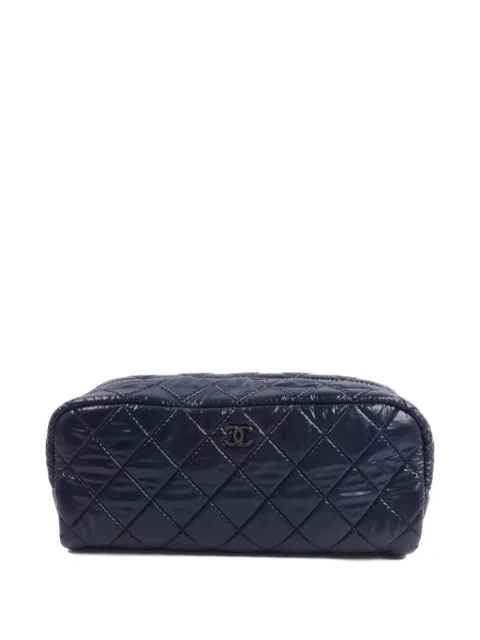 CHANEL Pre-Owned Coco Cocoon quilted pouch Blue COCOCOCOONPOUCH
