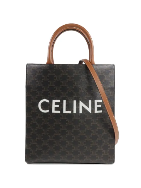 Celine Pre-Owned Triomphe Cabas tote bag Brown TRIOMPHECABAS