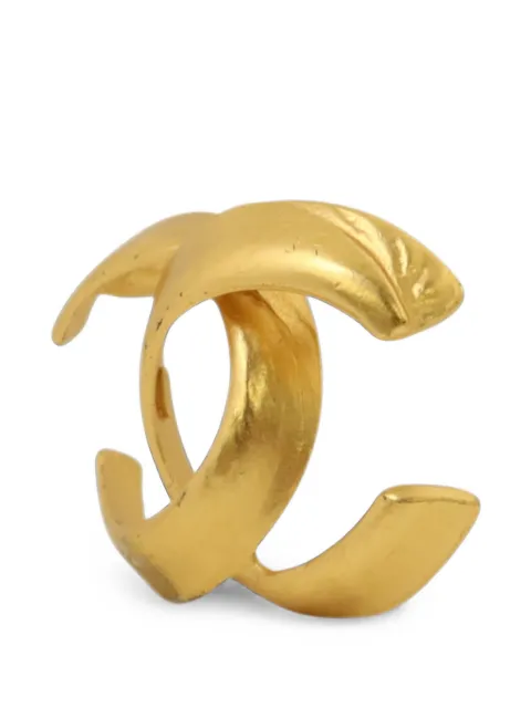 CHANEL Pre-Owned CC-logo brooch Gold BROOCH