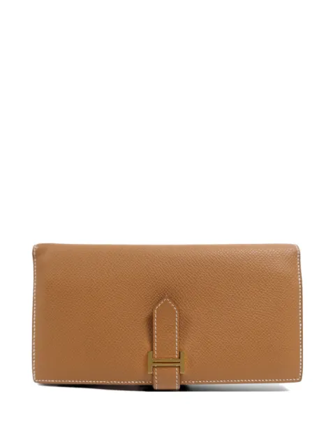 Hermès Pre-Owned Bearn Epsom leather wallet Neutrals B37