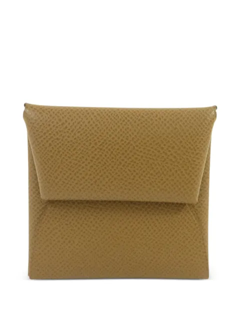 Hermès Pre-Owned Bastia leather coin case Neutrals U18