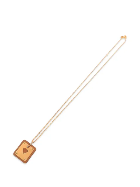 Hermès Pre-Owned As De Coeur heart-pendant necklace Gold ASDECOEUR