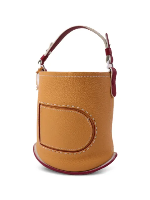 Delvaux Vintage Pin Mini bucket bag Orange PINMINIBUCKET