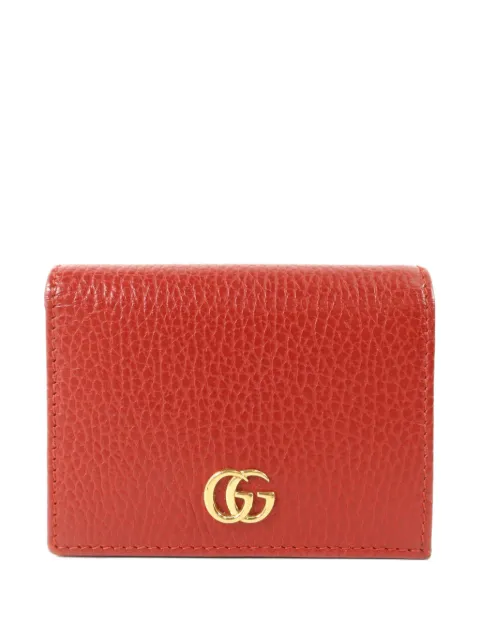 Gucci Pre-Owned GG Marmont leather wallet Red 456126